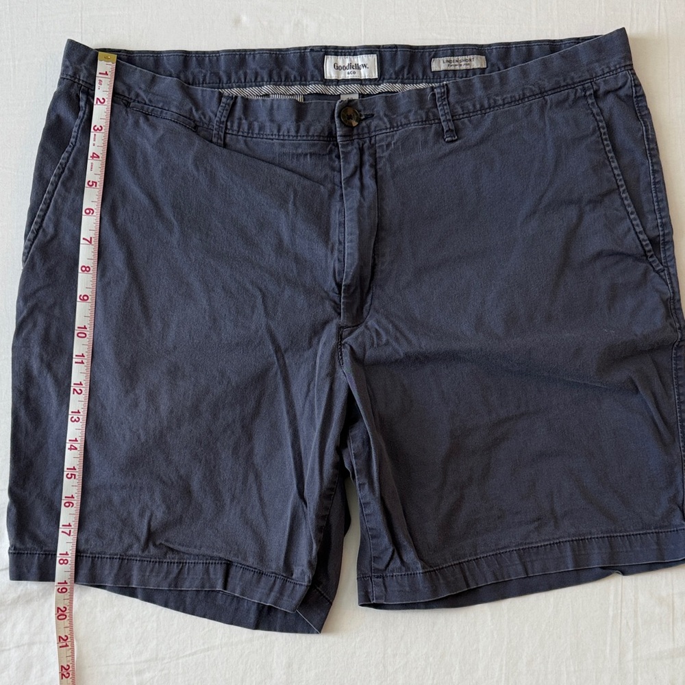 Goodfellow & Co Men's Dark Blue Flat Front Shorts